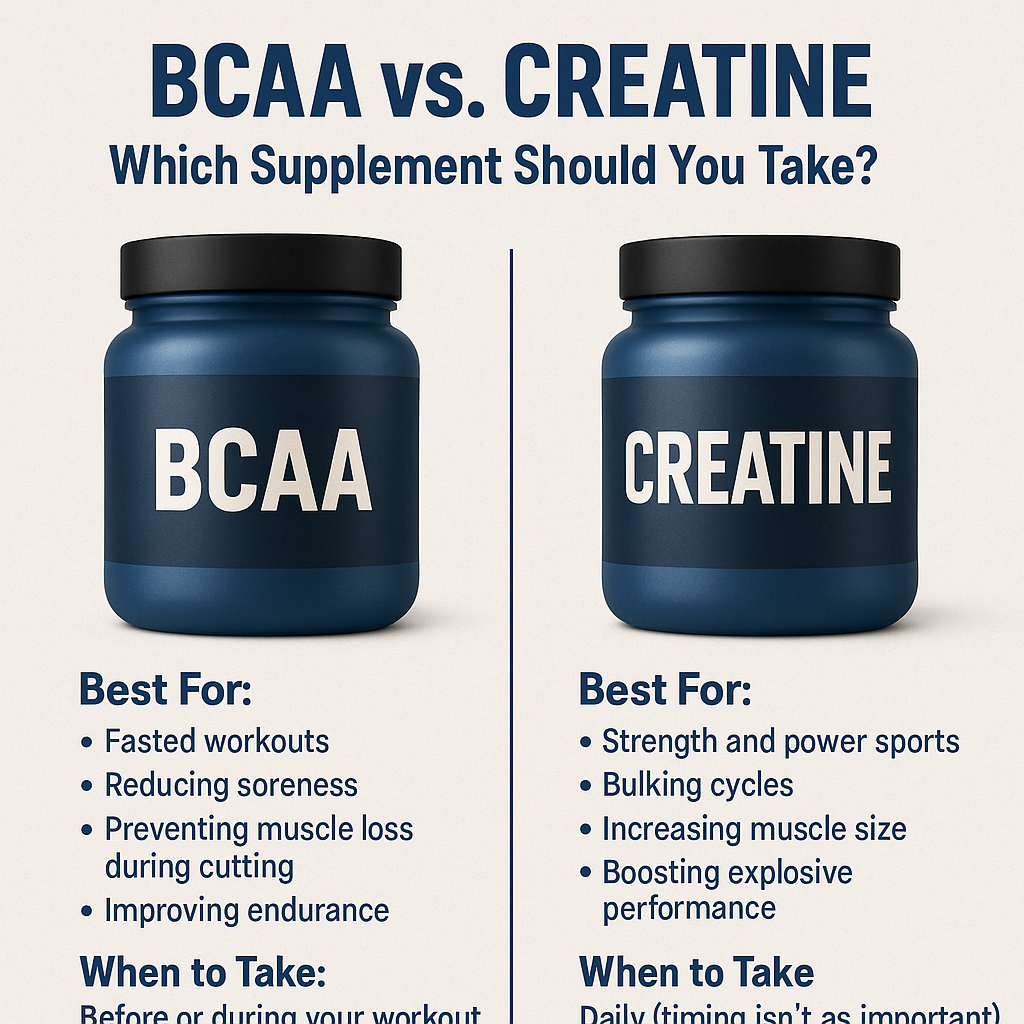 BCAA vs Creatine: Which Supplement Is Right for Your Fitness Goals?
