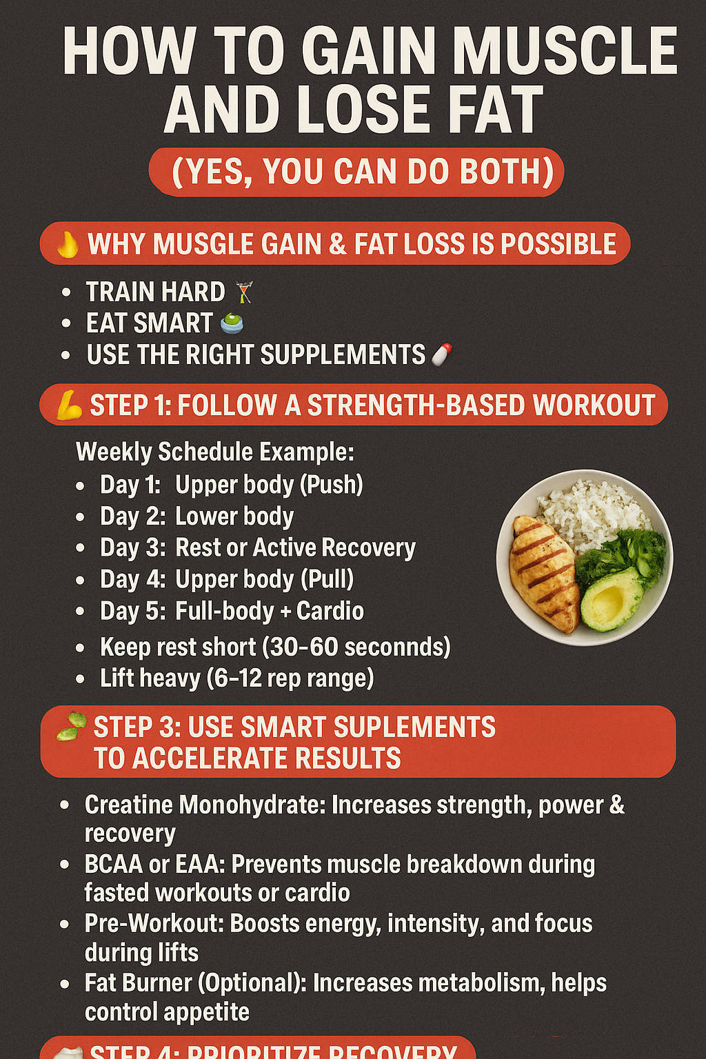 How to Gain Muscle and Lose Fat at the Same Time (Yes, You Can Do Both)