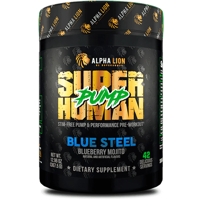 Super Human Pump, preentrenamiento sin estimulantes