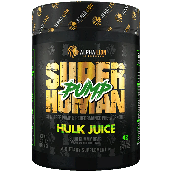 Super Human Pump, Stimulant Free Preworkout