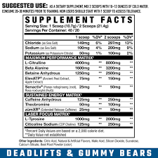 axe sledge intake pre workout